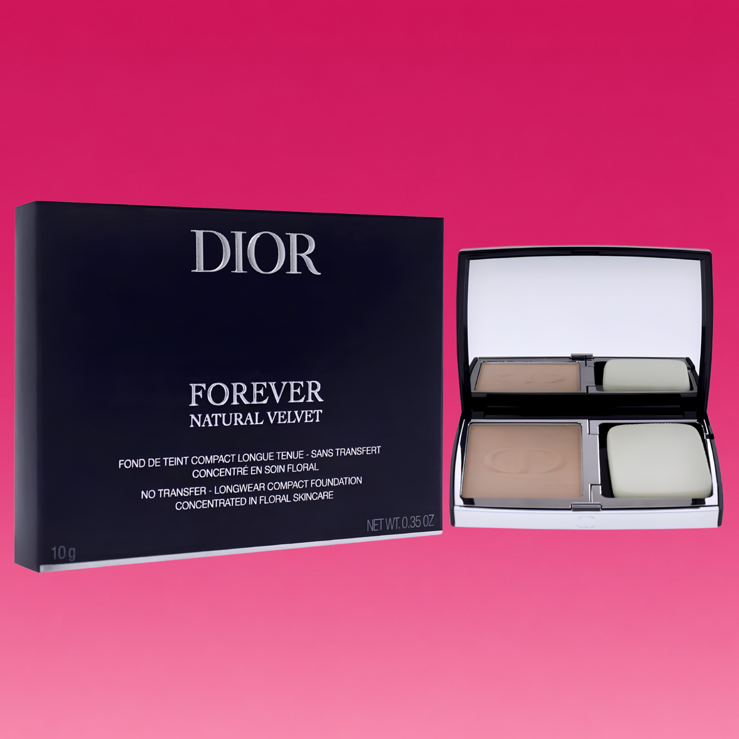 DIOR-Forever Natural Velvet - 3N Neutral by  for Women - 0.35 Oz Foundation
